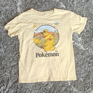 Pokemon Yellow Pikachu Short Sleeve Tee